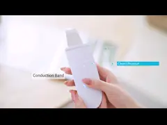 Прибор красоты пользы дома оборудования ультразвукового скруббера кожи лицевой video