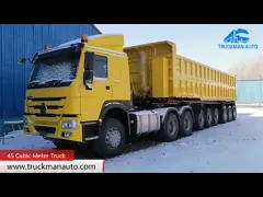 80000kg 9 Axles 45m3 Dump Truck For Ghana