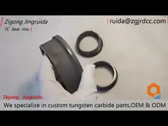 Уплотнение карбида вольфрама Ин6 Ин8 звенит сильной коррозионной устойчивостью video