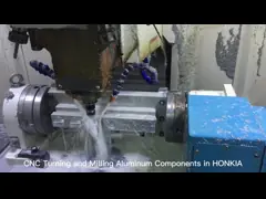 Прототипирование точности частей точности 0.01mm CNC металла пластиковое подвергая механической обработке быстрое к продукции video