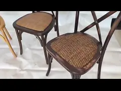 Стулья Bentwood мебели банкета свадьбы стула нордического креста x Mordern деревянного задние video