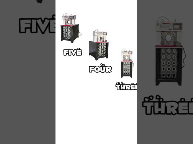 1500T Больше давления сжатия силы AC шланга сжатия с цифровой системой управления панели видео