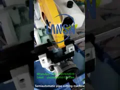 315 Пневматическая круговая пила режущая машина резатель металлических труб 90W 3500*800*600 video