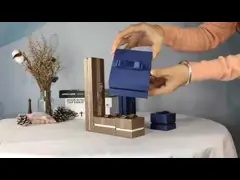 Розовая серьга Крафт бумажной коробки ювелирных изделий цвета кладет небольшую подарочную коробку в коробку ожерелья video