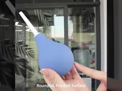 Черный набор 7.6oz шарика клизмы силикона с соплом шланга 4 19.7in меняемым video