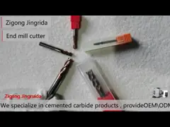 Зубы M8 3 продевают нитку биты карбида вольфрама лобовой фрезы HRC65 филируя video