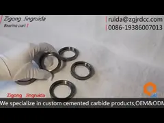 Изготовленная на заказ втулка цементированного карбида TC частей носки для насоса погружающийся video