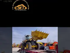 لودر چرخ دست دوم SDLG LG956L اصل چین با لودر جلویی 17000 - 17250 کیلوگرمی