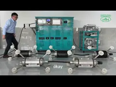 UV CIPP οδηγήσεων σωλήνων εξοπλισμού τεχνολογία υδραργύρου συστημάτων Trenchless πυρήνων θεραπείας ελαφριά διπλή