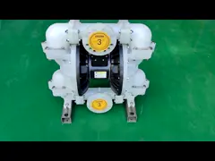 3 Polypropylene Air Operated Diaphragm Pump 1022 LPM For Dirty Water Chemical Transfer video