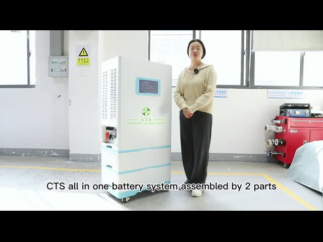 Накопление энергии 51.2v lifepo4 все в одной батарее утюга лития 10kwh 20kwh 30kwh с инвертором