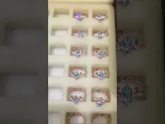 Лакомство обручального кольца естественного рубинового шестиугольника подарка стерлинговое серебряное минимальное уникальное video