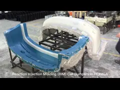 Подгонянные автомобильные детали прессформы впрыски реакции, OEM прессформы впрыски бампера автомобиля video