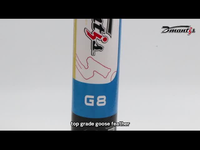 Dmantis G8 Badminton Goose Durable Feather Shuttlecock With Natural Tournament