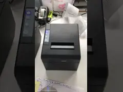 принтера счета 3 дюймов принтер получения POS настольного термальный с автоматическим резцом video