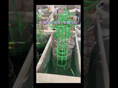 Провод петли высокой отметки одиночный гальванизировал, 50mm покрытая бандажная проволока video