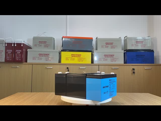 Amaxpower 12v 12ah VRLA Lead Acid Battery Deep Cycle Battery For Solar Ups