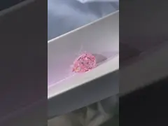 VS1-VVS1実験室によって作られたピンクのダイヤモンドのナシは華麗な切口1.1ct-1.5ctを変更した