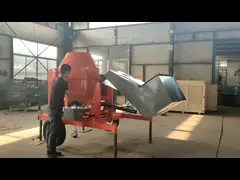 4 собственная личность конкретного смесителя 3KW колеса 350L нагружая удобный мобильный конкретный смеситель video