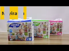 Printed Disposable Baby Diaper Nappies Soft Breathable TUV / ISO Approved