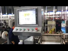 бумажный мешок Fed крена 70-130Bags/Min с ручкой машины 33kw ручки плоской video