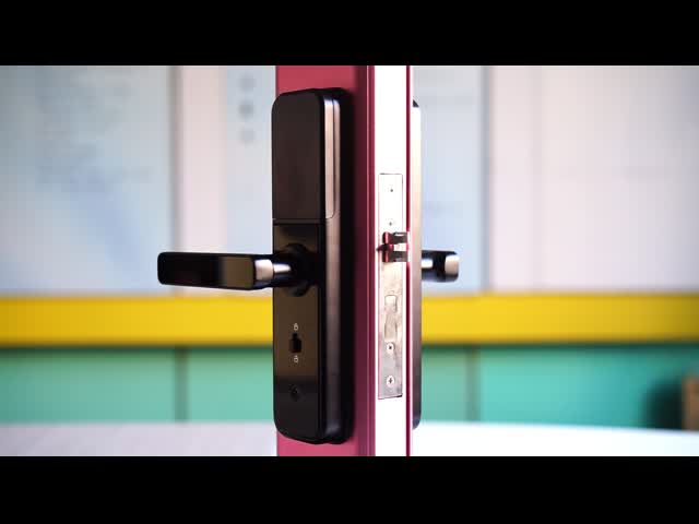 青銅色のTuyaのスマートなドア ロック5VDCの電子出入口は家のために締まる