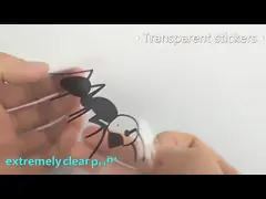 Компания Carroot Die Cut Наклейка Водонепроницаемая Пользовательская Виниловая Наклейка video