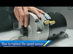 How to disassemble and install the speed sensor?