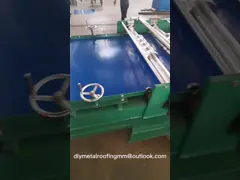 6 Ton Metal Roofing Machine Automatic PPGI Steel Sheet Making Equipment