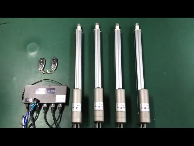 12V/24V Actuadores Lineares 3500N Sensor Hall Compativel 4CH Actuadores Unidade de Controle
