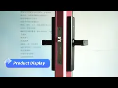 Durable Luxury Fingerprint Handle Door Lock 60mm With Camera