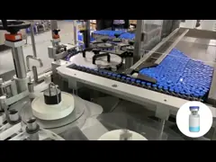 10ml Freeze-dried Powder Glass Bottle High Speed Non-Stop Vertical Round Bottle Automatic Labeling M