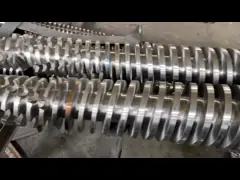 vite gemellata conica 38CrMoAl e barilotto 65/132 per il profilo WPC Spc del tubo del PVC