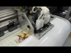 Катушки фильма переноса принтера машины фото печатающей головки I3200 принтер фото на открытом воздухе термальной отражательной крытый рекламируя video