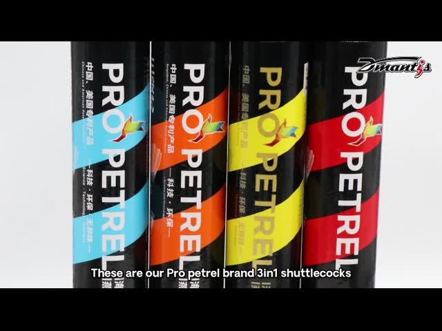 Pro Petrel 767 3in1 Goose Badminton Feather Shuttlecock For Asian Market