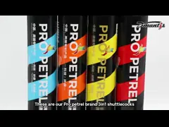 Стойки Shuttlecock бадминтона пера OEM ударять 3in1 желтой гибридный анти- video