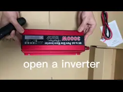 инвертор связи решетки энергии ветра 1000W с регулятором нагрузки сброса/внутренним ограничителем для инвертора силы DC AC 24v 48v 60v video