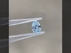 10 Mohs Pear Loose Diamantes azuis cultivados em laboratório 1.0ct-1.8ct Certificado IGI