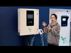 30kW 96% High Efficiency Floor Mounted EV Charger With Emergency Button