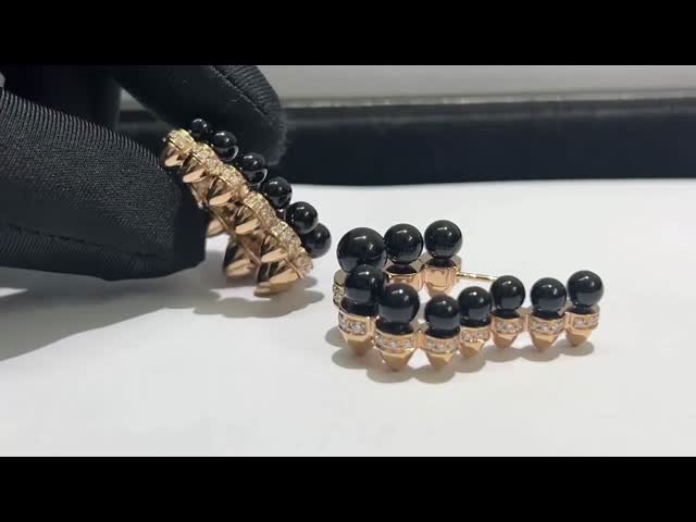 хорошие качественные ювелирные изделия серьги 18k Cartier ювелирных изделий серег диаманта роскошные изготовленные на заказ видео