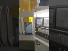 филировальная машина металла Cnc 380V с ногой прокладывает центр машины CNC video