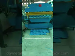 крен цвета 480V стальной формируя машину крыши шва машины 3P стоящую video