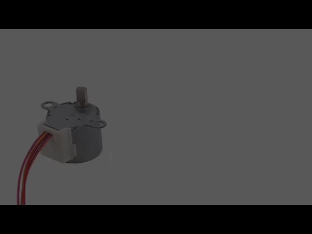 32:1 коэффициента шестерни угла шага 11.25°/32 Stepper мотора коробки передач 24BYJ48 24mm после полудня униполярное для продажи видео