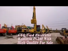 Pc240 Used Komatsu Excavator 24 Tons Crawler Excavator