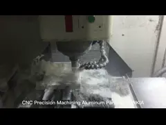 Изготовленные на заказ компоненты CNC точности, Удаление заусенцев анодируя алюминиевый прототип CNC video