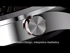 Mensenzaken Smartwatch die met BT Rtl8763ew-de Legeringszwarte roepen van het Siliconezink