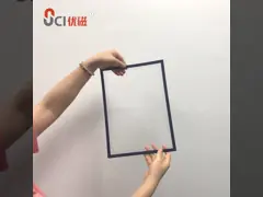 Многоразовая рамка дисплея файла держателя документа стены А4 записываемая video