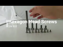 Голова шестиугольника нержавеющей стали M3-M42 скрепляет болтами левые винты потока руки video