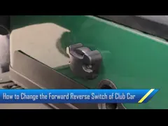 How to change the selector switch for a golf car?