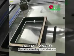 Рука коромысла клея фильтр HEPA делая машиной 810mm высоту рабочей платформы video